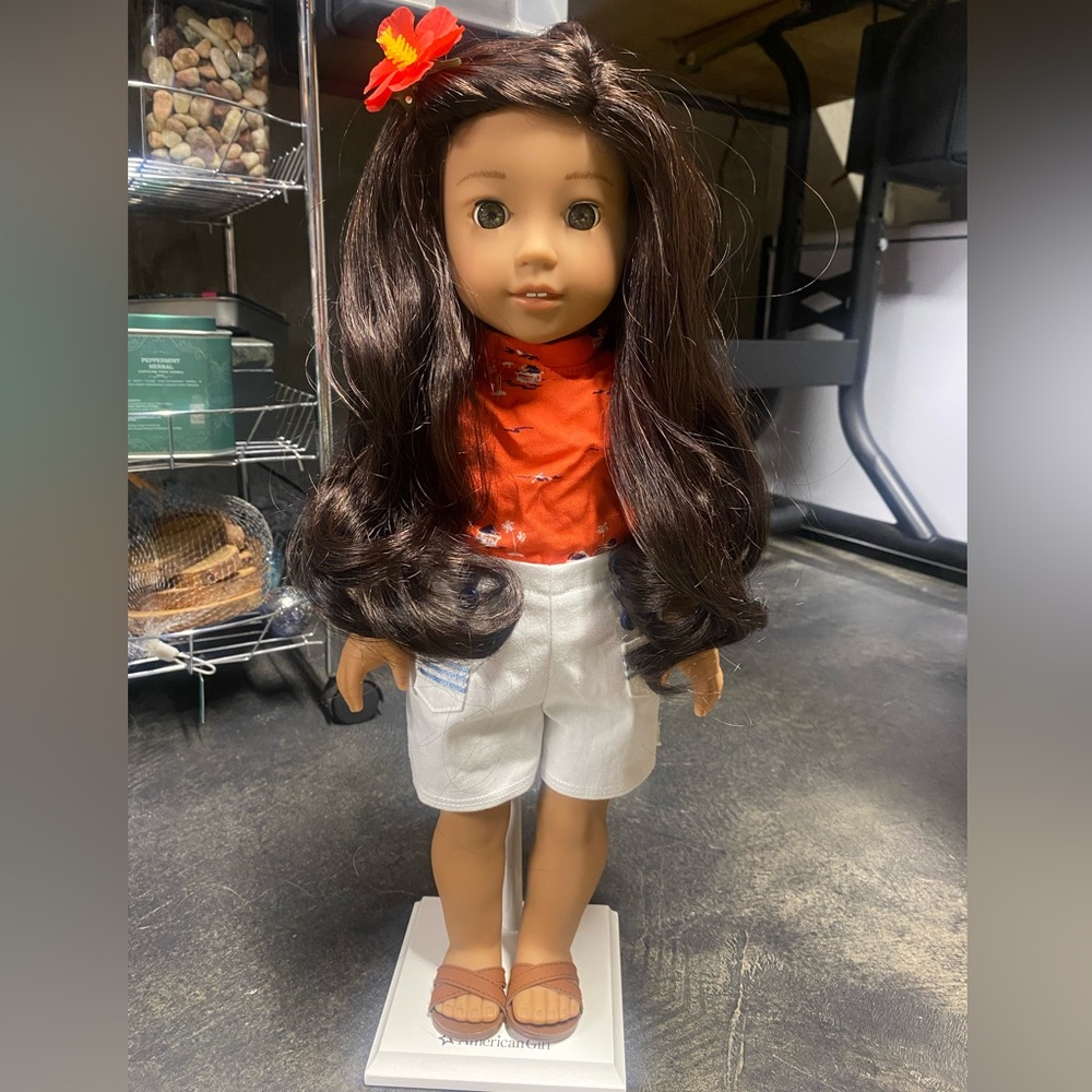 American Girl Nanea 1940s Doll + Glasses
